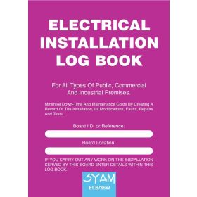 Electrical Installation Log Book - SYAM ELB/36W