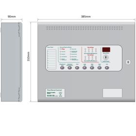 Kentec KA11040F2 Sigma CP-A Alarmsense 4 Zone Fire Alarm Control Panel - Two Wire - Flush Mounted