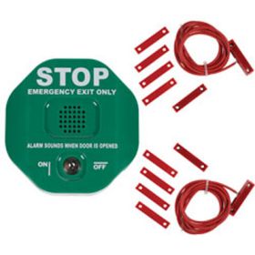 Exit Door Alarm For Double Doors - Green STI-6402/G