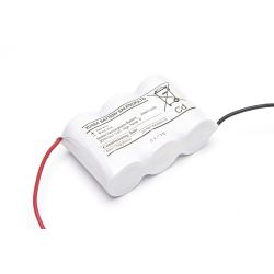 3 Cell Emergency Lighting Battery Pack 3.6V 4Ah D Size - Side By Side