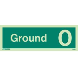 Jalite 4700PT Photoluminescent Ground Floor Identification Sign