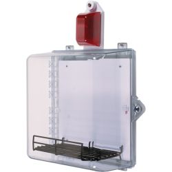 STI-7535MED AED Defibrillator Enclosure With Alarm Flashing Strobe And Thumb Lock