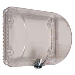 STI-9105 Medium Thermostat Protector Flush Mount with Key Lock - Clear