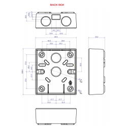 Vimpex 10-8010WXX-S White Back Box