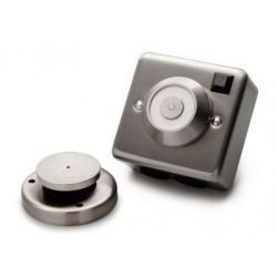 Cranford Controls DRG-SS-230V Stainless Silver Door Detent - Flush Mounted 230V (302-102)