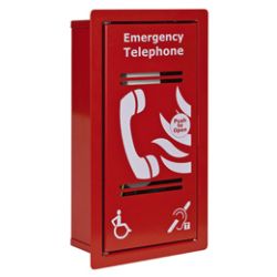 Honeywell EVCS-HFP Disabled Refuge Intercom Outstation Type A Red (Flush Mount)