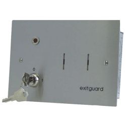 Hoyles EX105SF Flush Exitguard With Integral Keyswitch - 12V DC Powered