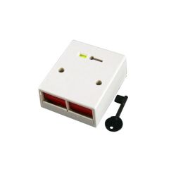 CQR PADP2/WH/G1 White Double Push Panic Button