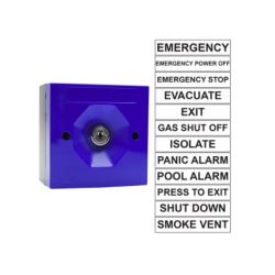 STI SS3-9030 2 Position Single Pole Keyswitch - Blue 