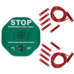 Exit Door Alarm For Double Doors - Green STI-6402/G