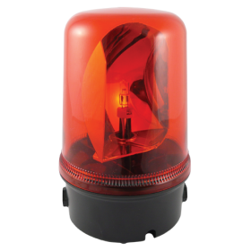 E2S B400RTH024B/R Rotating Beacon - Red Lens (312-011)