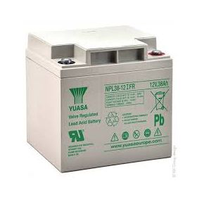 Yuasa NPL38-12IFR Long Life Flame Retardant Lead Acid Battery - 38Ah 12V