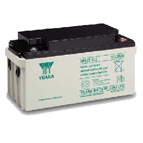 Yuasa NPL65-12IFR Long Life Flame Retardant Lead Acid Battery - 65Ah 12V