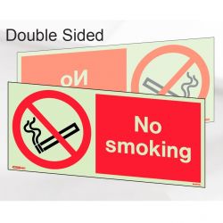 Jalite 8067DSJ No Smoking Sign - Photoluminescent - 200 x 450mm