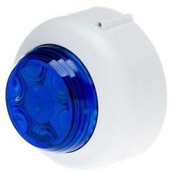 Cranford Controls VXB2-SB-WB/BL Dual LED Beacon - Shallow Base Red Body Clear Lens (512-083)